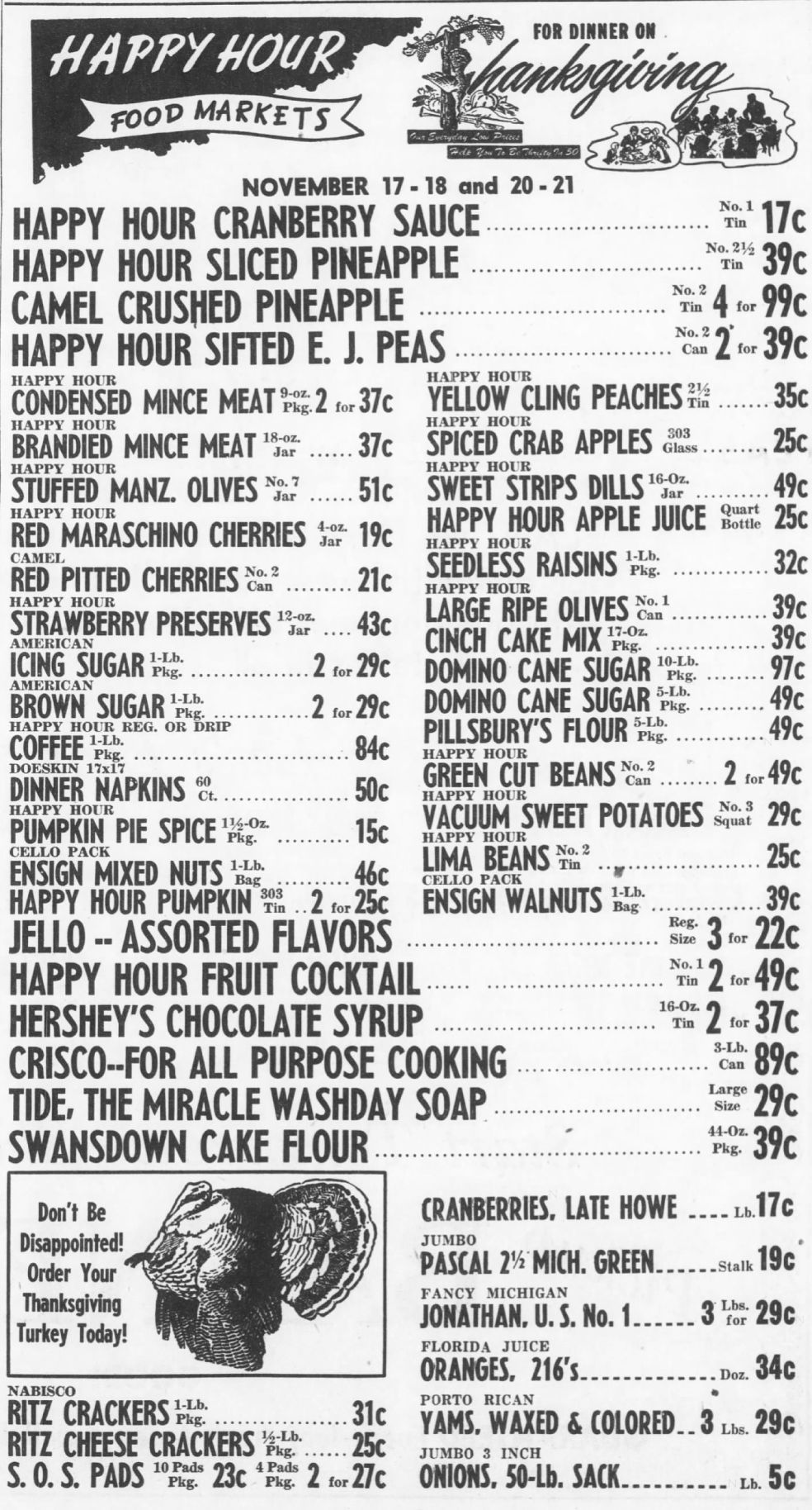 Happy Hour Food Markets